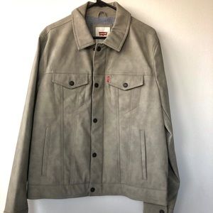 Levi’s M Men’s Faux Suede Leather Jacket